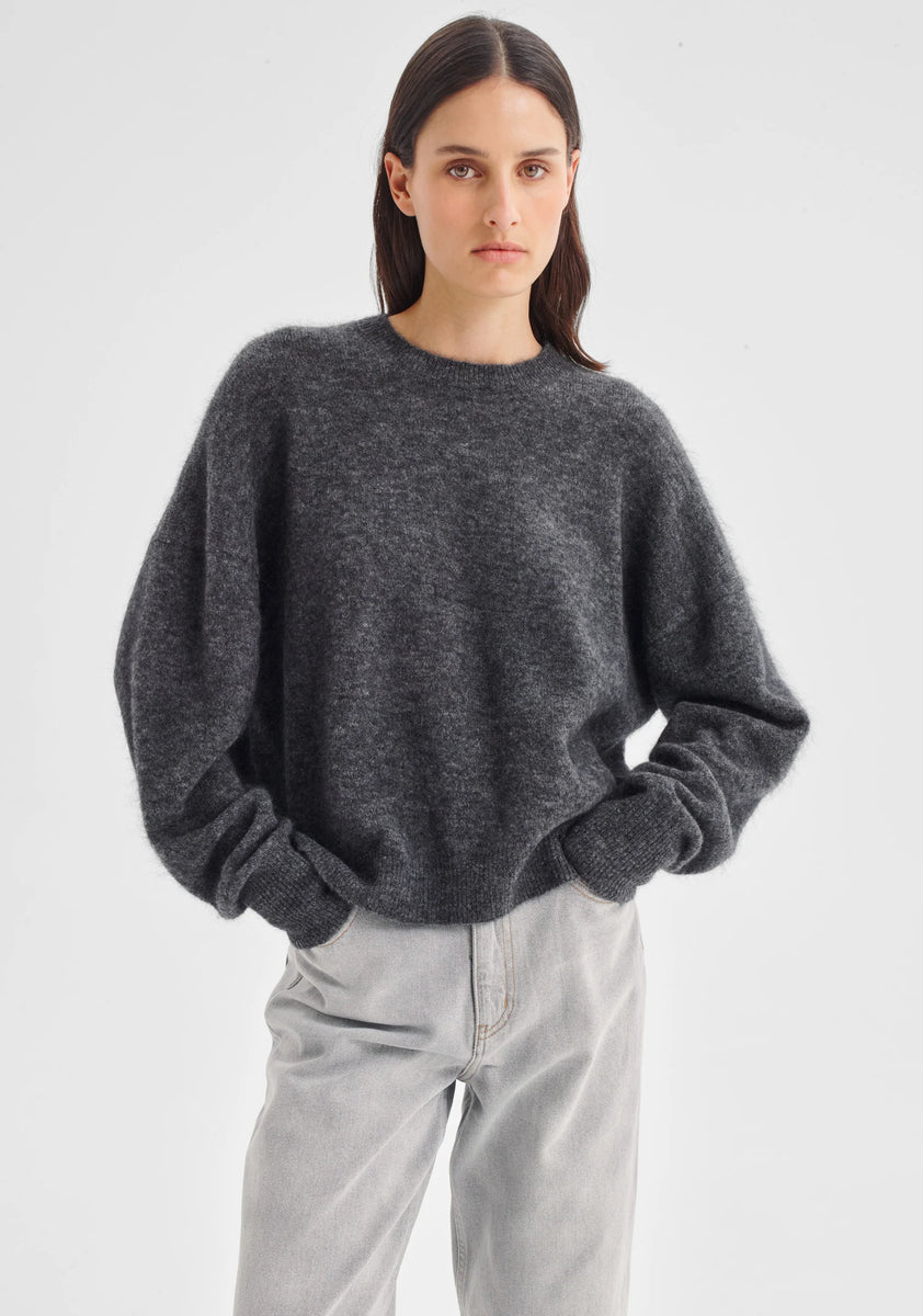 Morrison, Albi Knit Pullover | Smoke – Woven Esperance