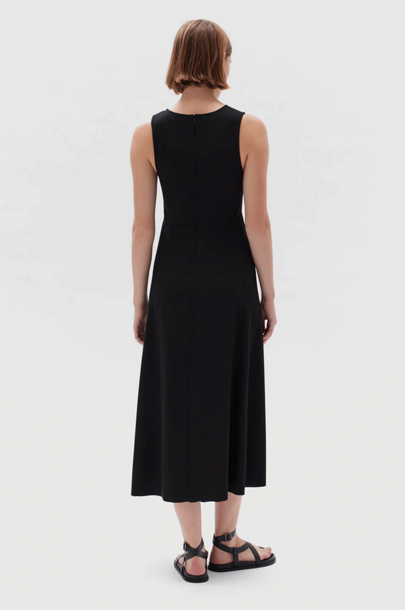 Assembly Label, Sabine Crepe Dress | Black – Woven Esperance