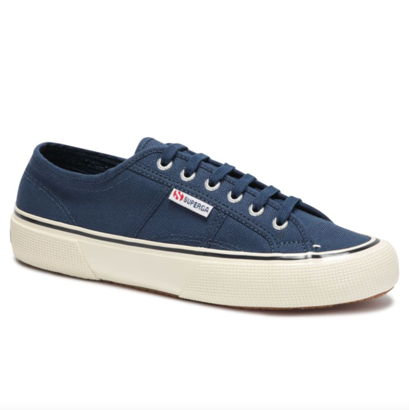 Navy blue superga on sale sneakers